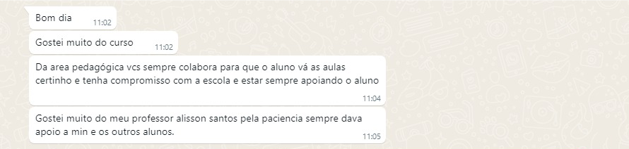 Depoimento real de aluno da WR Cursos