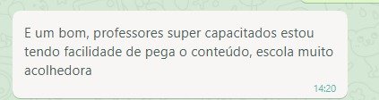Depoimento real de aluno da WR Cursos