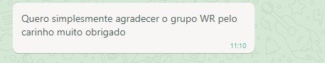 Depoimento real de aluno da WR Cursos