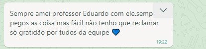 Depoimento real de aluno da WR Cursos