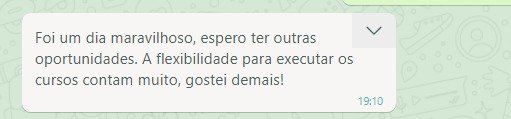 Depoimento real de aluno da WR Cursos