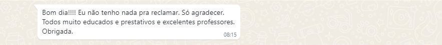 Depoimento real de aluno da WR Cursos